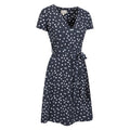 Navy - Lifestyle - Mountain Warehouse Womens-Ladies Santorini Daisy Jersey UV Protection Dress