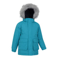 Petrol - Side - Mountain Warehouse Childrens-Kids Ranger Logo Water Resistant Jacket