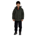 Green - Lifestyle - Mountain Warehouse Childrens-Kids Ranger Logo Water Resistant Jacket