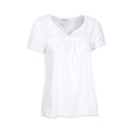 White - Side - Mountain Warehouse Womens-Ladies Naples Embroidered Top