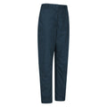 Navy - Side - Mountain Warehouse Womens-Ladies Trek II Regular Winter Trousers