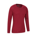 Red - Back - Mountain Warehouse Mens Talus Round Neck Long-Sleeved Thermal Top