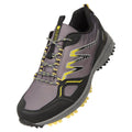 Grey - Front - Mountain Warehouse Mens Enhance Trail Waterproof Running Trainers