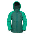 Green - Front - Mountain Warehouse Childrens-Kids Torrent II Waterproof Jacket