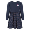 Navy - Front - Mountain Warehouse Girls Organic Casual Dress