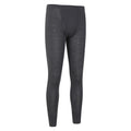 Dark Grey - Pack Shot - Mountain Warehouse Mens Merino Wool Thermal Base Layers Set