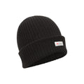 Black - Side - Mountain Warehouse Mens Knitted Thinsulate Beanie