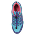 Blue - Pack Shot - Mountain Warehouse Childrens-Kids Bolt Waterproof Trainers