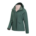 Green - Side - Mountain Warehouse Womens-Ladies Thunderstorm II 3 in 1 Waterproof Jacket