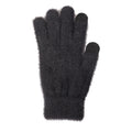 Black - Back - Mountain Warehouse Womens-Ladies Touch Screen Soft Gloves