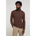 Brown - Front - Mountain Warehouse Mens Meribel Cotton Thermal Top