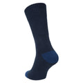 Navy - Back - Mountain Warehouse Mens Double Layered Anti-Chafe Boot Socks