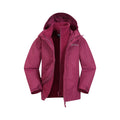 Pink - Side - Mountain Warehouse Childrens-Kids Fell 3 in 1 Jacket