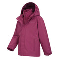 Pink - Close up - Mountain Warehouse Childrens-Kids Fell 3 in 1 Jacket