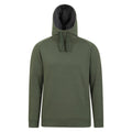 Khaki - Front - Mountain Warehouse Mens Alder High-Neck Hoodie