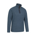 Light Blue - Back - Mountain Warehouse Mens Beta Contrast Zip Top