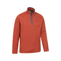 Rust - Side - Mountain Warehouse Mens Beta Contrast Zip Top