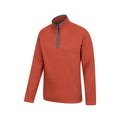 Rust - Lifestyle - Mountain Warehouse Mens Beta Contrast Zip Top