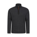 Charcoal - Front - Mountain Warehouse Mens Beta Contrast Zip Top