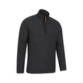 Charcoal - Back - Mountain Warehouse Mens Beta Contrast Zip Top