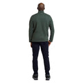 Green - Back - Mountain Warehouse Mens Beta Contrast Zip Top