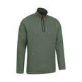 Green - Side - Mountain Warehouse Mens Beta Contrast Zip Top