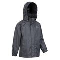 Grey - Side - Mountain Warehouse Childrens-Kids Pakka II Waterproof Jacket