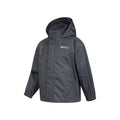 Grey - Lifestyle - Mountain Warehouse Childrens-Kids Pakka II Waterproof Jacket