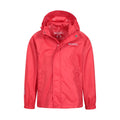 Red - Pack Shot - Mountain Warehouse Childrens-Kids Pakka II Waterproof Jacket