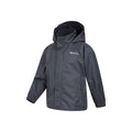 Black - Lifestyle - Mountain Warehouse Childrens-Kids Pakka II Waterproof Jacket