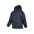 Dark Blue - Lifestyle - Mountain Warehouse Childrens-Kids Pakka II Waterproof Jacket