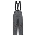 Medium Grey - Front - Mountain Warehouse Childrens-Kids Raptor Ski Trousers