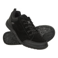 Black - Front - Mountain Warehouse Mens Phantom II Cow Suede Walking Shoes