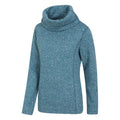 Teal - Lifestyle - Mountain Warehouse Womens-Ladies Cowl Neck Fleece Top