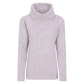 Lilac - Front - Mountain Warehouse Womens-Ladies Cowl Neck Fleece Top