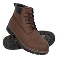 Dark Brown - Front - Mountain Warehouse Mens Gorge Waterproof Boots