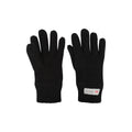 Black - Side - Mountain Warehouse Childrens-Kids Thermal Thinsulate Knitted Gloves