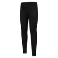 Black - Side - Mountain Warehouse Childrens-Kids II Merino Wool Base Layer Bottoms