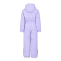 Light Purple - Side - Mountain Warehouse Childrens-Kids Cloud All In One Waterproof Snowsuit