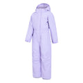 Light Purple - Lifestyle - Mountain Warehouse Childrens-Kids Cloud All In One Waterproof Snowsuit