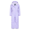 Black - Front - Mountain Warehouse Childrens-Kids Cloud All In One Waterproof Snowsuit