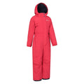 Active Red - Side - Mountain Warehouse Childrens-Kids Cloud All In One Waterproof Snowsuit