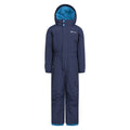 Navy - Front - Mountain Warehouse Childrens-Kids Cloud All In One Waterproof Snowsuit