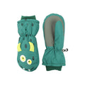 Green - Lifestyle - Mountain Warehouse Childrens-Kids Critter Ski Mittens