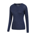 Navy - Back - Mountain Warehouse Womens-Ladies Merino II Thermal Top