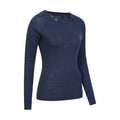 Navy - Side - Mountain Warehouse Womens-Ladies Merino II Thermal Top