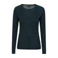 Teal - Front - Mountain Warehouse Womens-Ladies Merino II Thermal Top