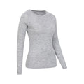 Light Grey - Back - Mountain Warehouse Womens-Ladies Merino II Thermal Top