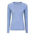 Blue - Front - Mountain Warehouse Womens-Ladies Merino II Thermal Top