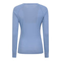 Blue - Back - Mountain Warehouse Womens-Ladies Merino II Thermal Top